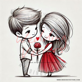 love wedding vectors 8059