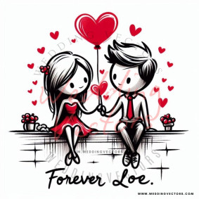 love wedding vectors 8062