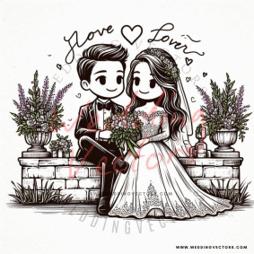 love wedding vectors 8064