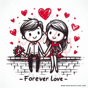 love wedding vectors 8066