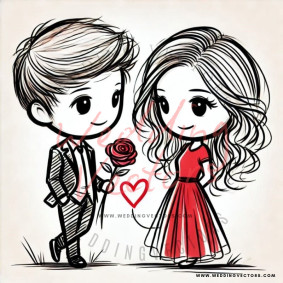 love wedding vectors 8069
