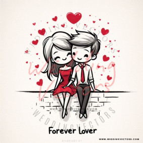 love wedding vectors 8070