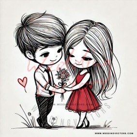 love wedding vectors 8071