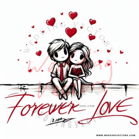 love wedding vectors 8074