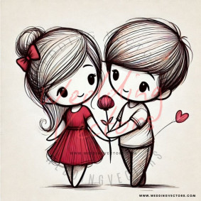 love wedding vectors 8080