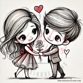 love wedding vectors 8082