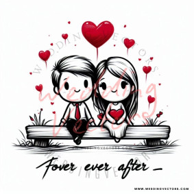 love wedding vectors 8083