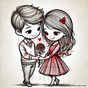 love wedding vectors 8086