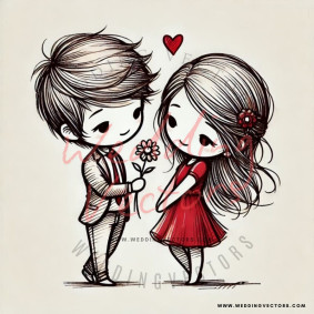 love wedding vectors 8088