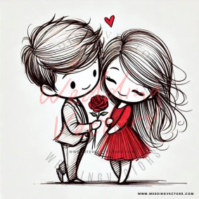 love wedding vectors 8090