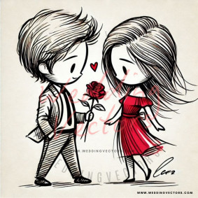 love wedding vectors 8094