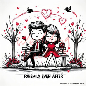 love wedding vectors 8095