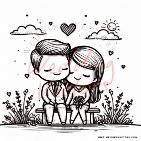 love wedding vectors 8104