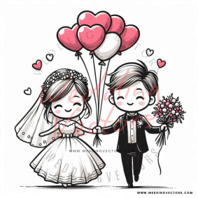 love wedding vectors 8131
