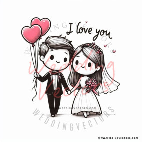 love wedding vectors 8133