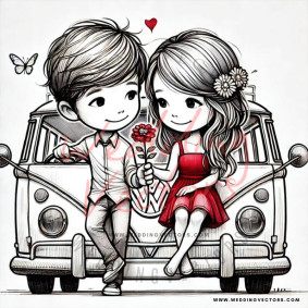 love wedding vectors 8138