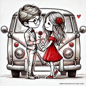 love wedding vectors 8142
