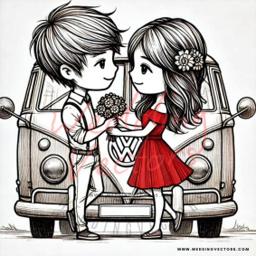 love wedding vectors 8144