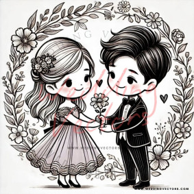 love wedding vectors 8149