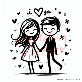 love wedding vectors 8157