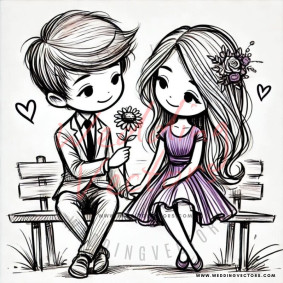 love wedding vectors 8160