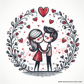 love wedding vectors 8165