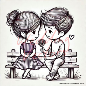 love wedding vectors 8170