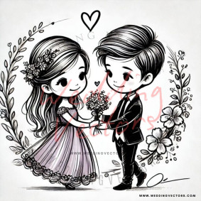 love wedding vectors 8172