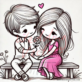 love wedding vectors 8175