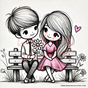love wedding vectors 8177