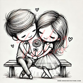 love wedding vectors 8185