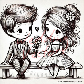 love wedding vectors 8198