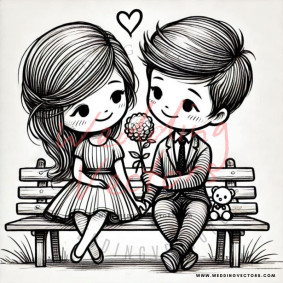 love wedding vectors 8200