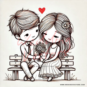 love wedding vectors 8202