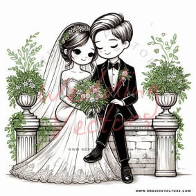 love wedding vectors 8205