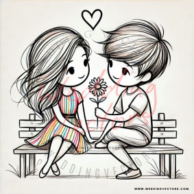 love wedding vectors 8214