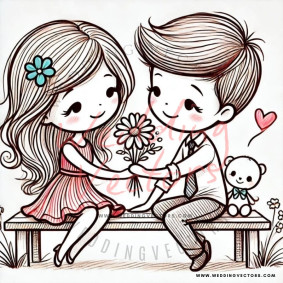 love wedding vectors 8216