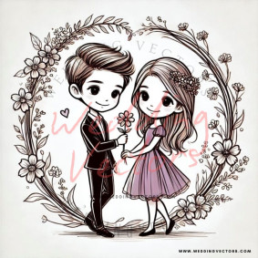 love wedding vectors 8218