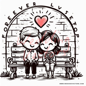 love wedding vectors 8224