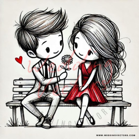 love wedding vectors 8225