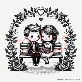 love wedding vectors 8228