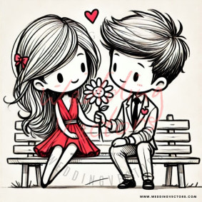 love wedding vectors 8233