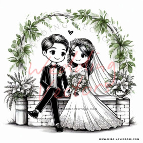 love wedding vectors 8234