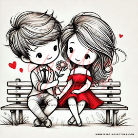 love wedding vectors 8235