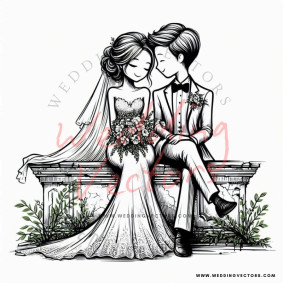 love wedding vectors 8236