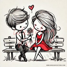 love wedding vectors 8237