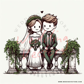 love wedding vectors 8238