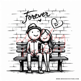 love wedding vectors 8245
