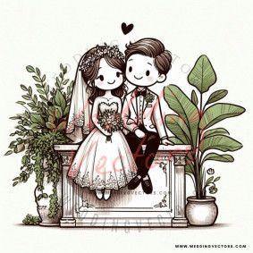 love wedding vectors 8247