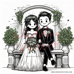 love wedding vectors 8249